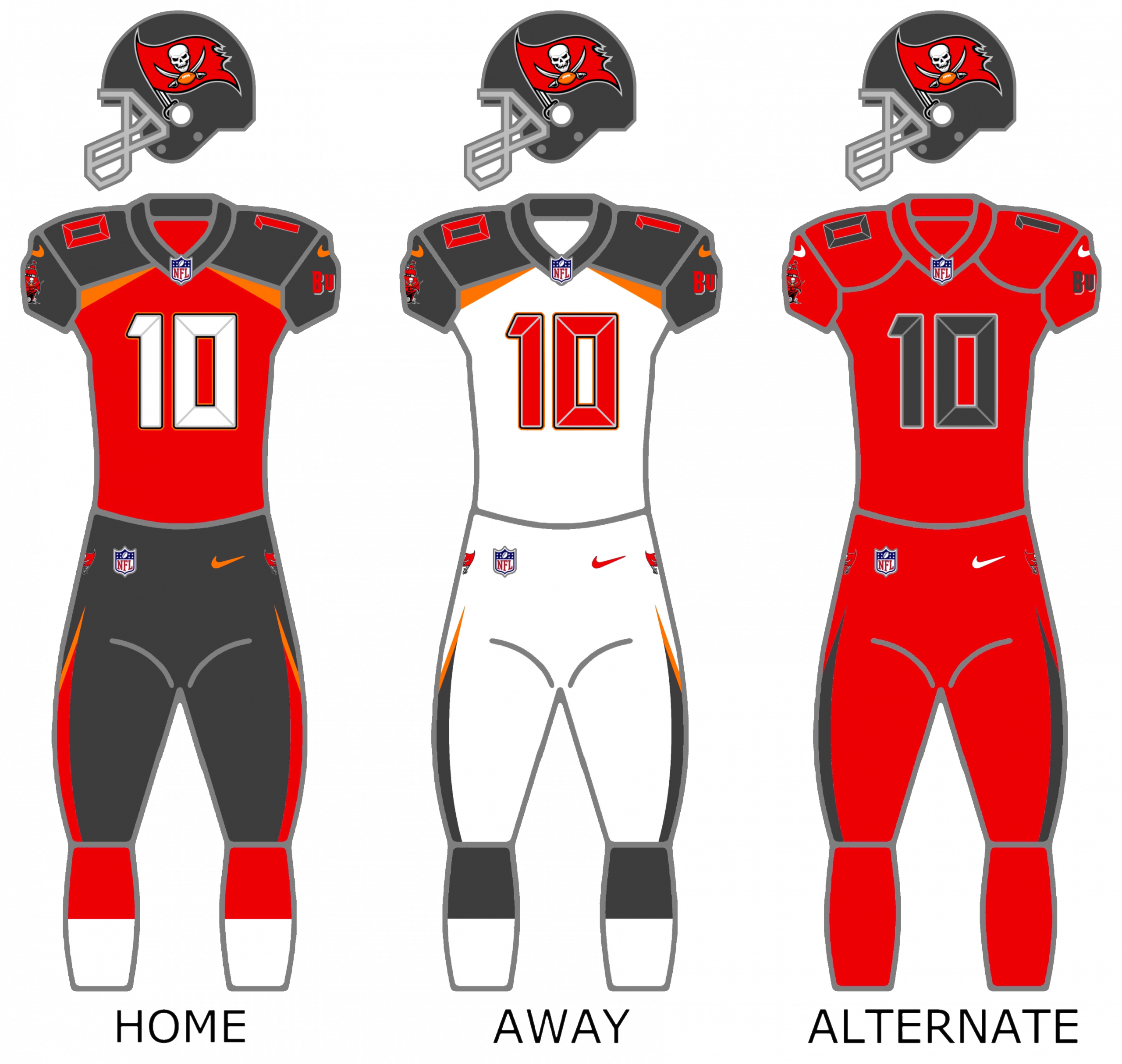Kenny Gainwell, corredor de los Tampa Bay Buccaneers, posa con el uniforme del equipo durante una práctica.